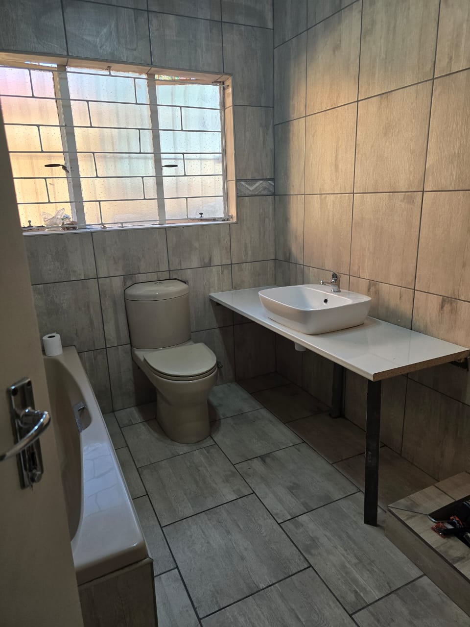 Bathroom work in progress