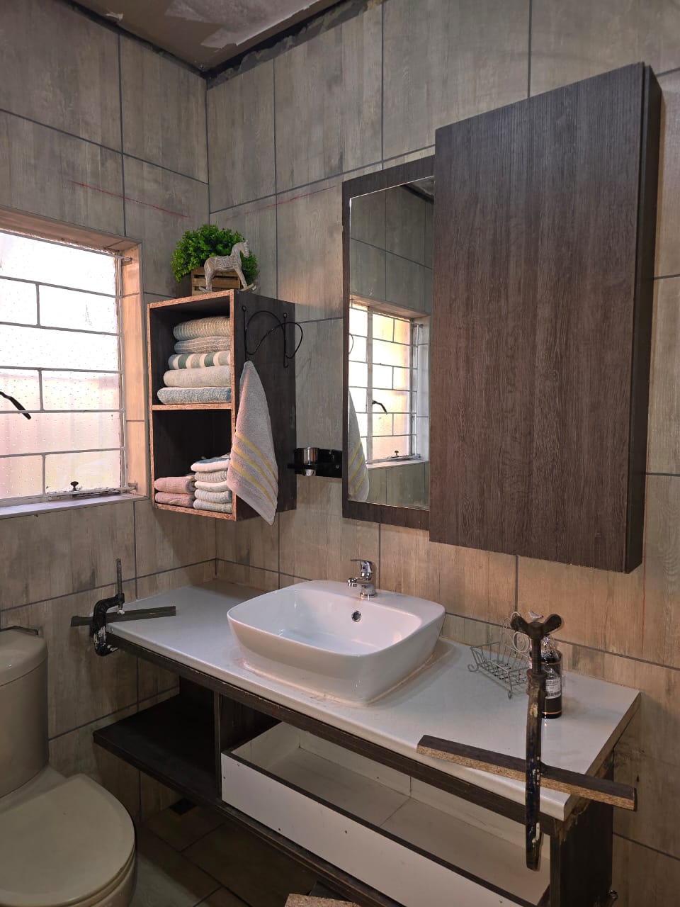 Completed bathroom finish