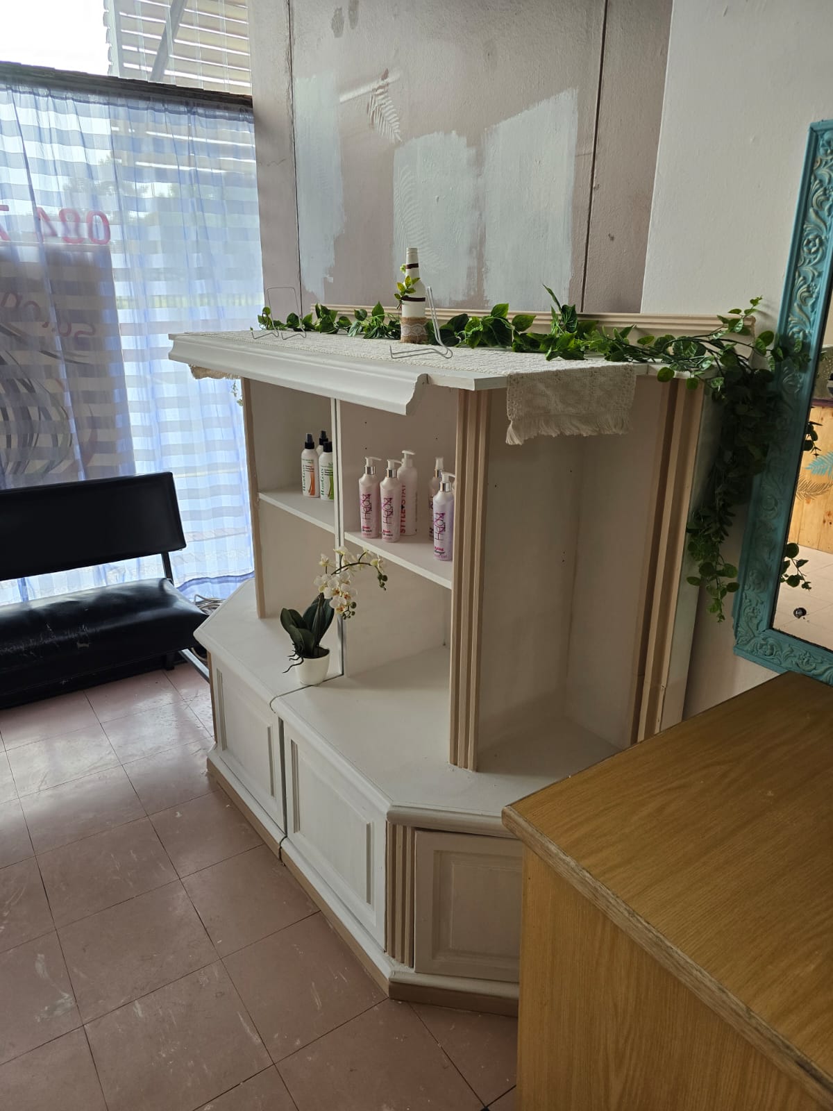 Salon work in progress