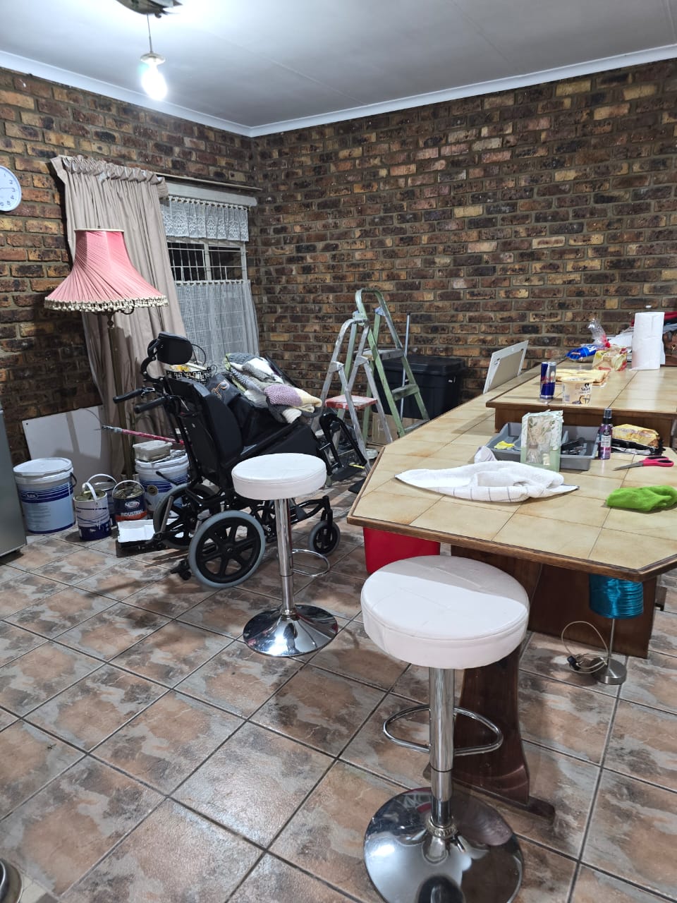 Dining room after