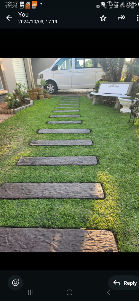 Garden after