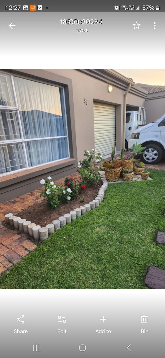 Garden after